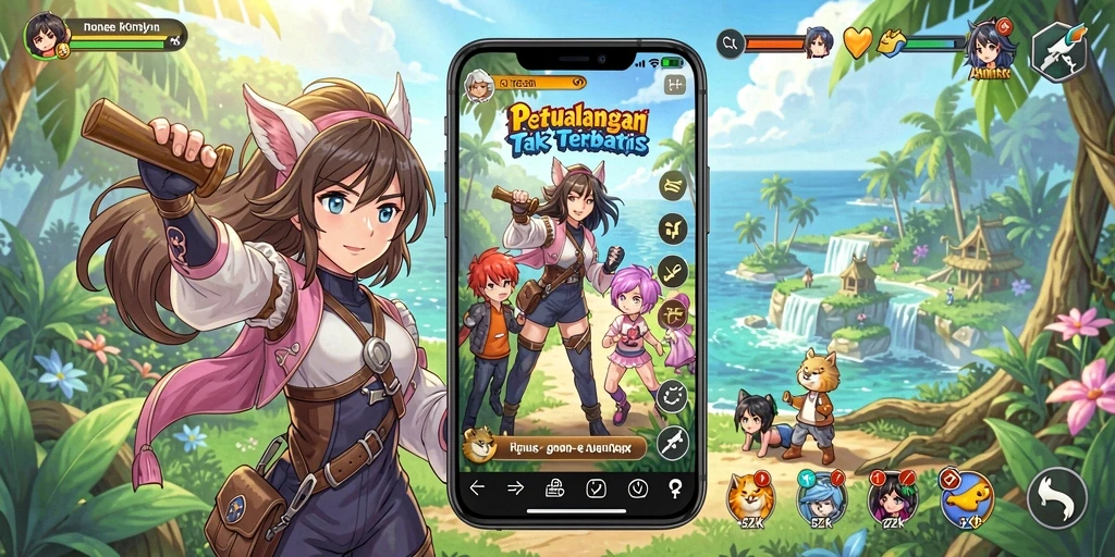 Gameplay seru dari 5ZK dengan karakter Anime menarik.