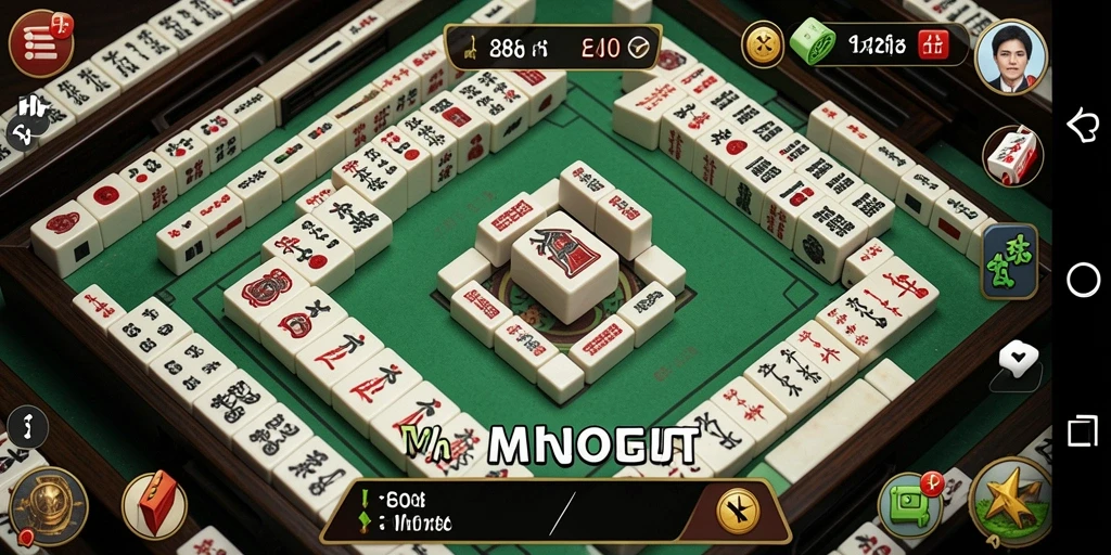 Gameplay seru E88 yang menampilkan aksi Mahjong yang menantang.