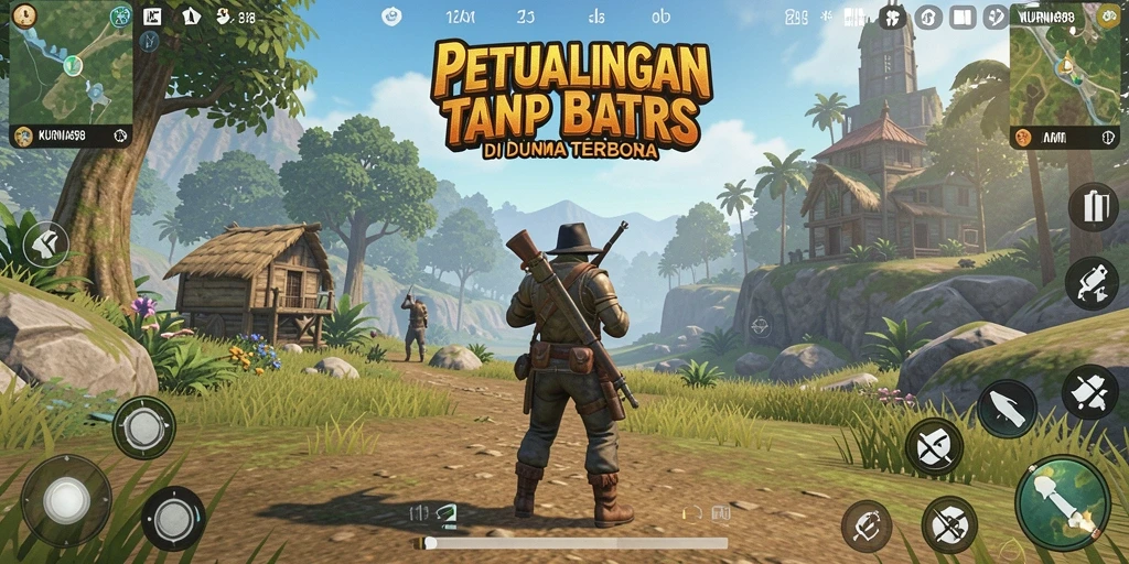 Tampilan gameplay KURNIA898 yang mengesankan di dunia terbuka.