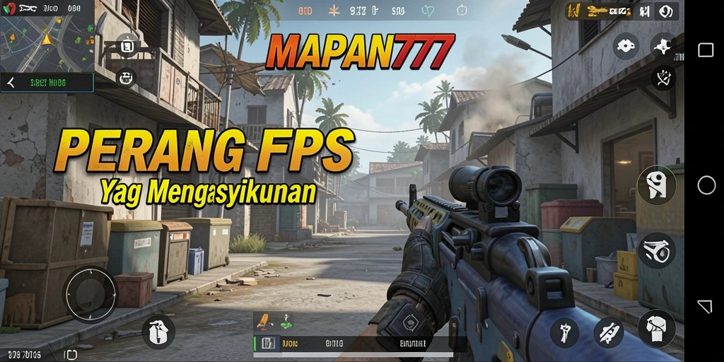 Tangkapan layar utama MAPAN777 menampilkan aksi tembak-menembak yang mendebarkan.