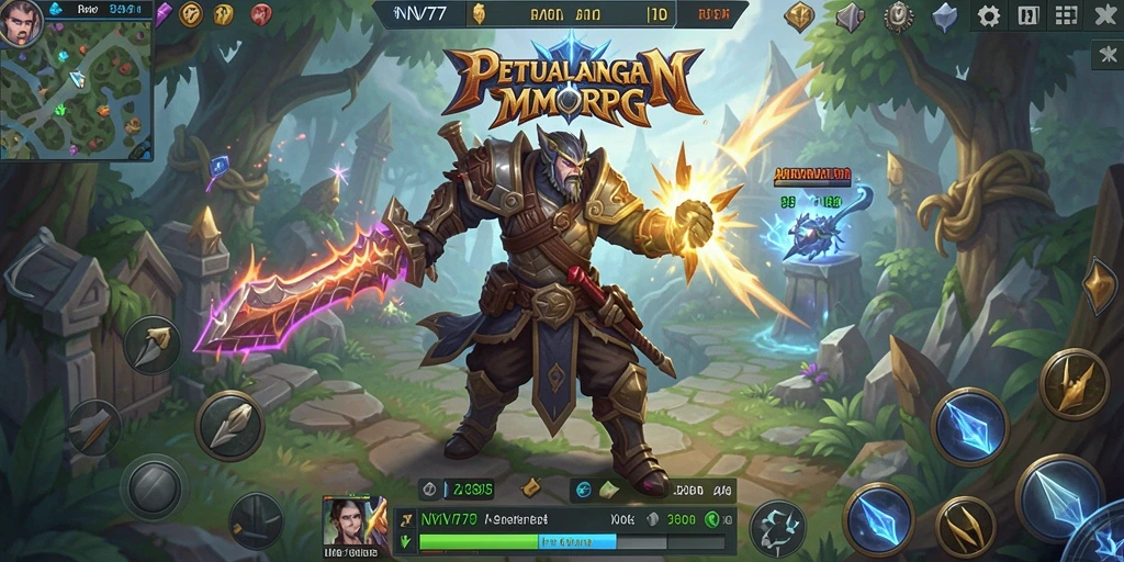 Tampilan gameplay NV77 yang menakjubkan dan penuh aksi.