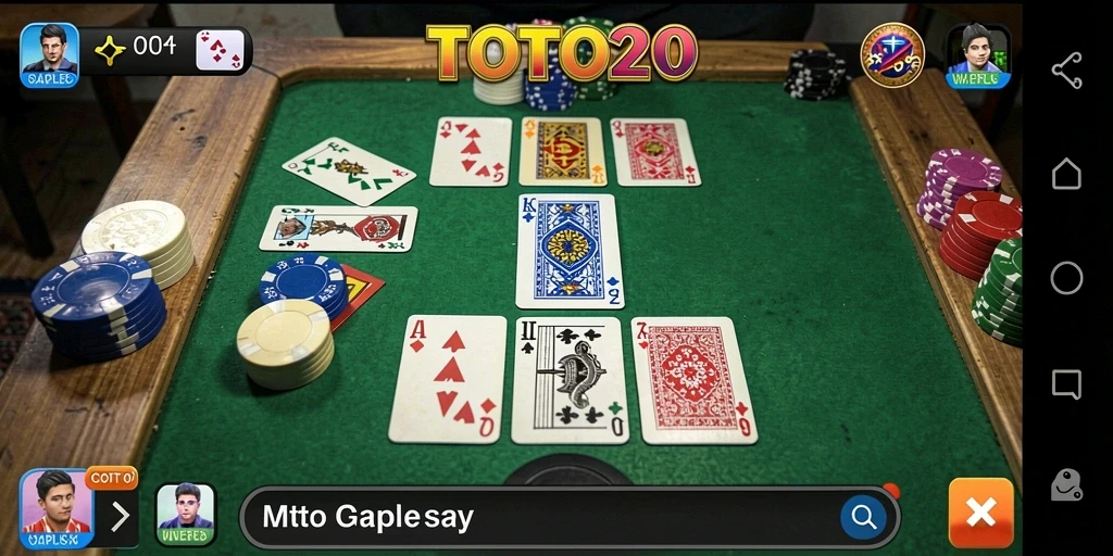 Tampilan gameplay TOTO20 yang seru dan interaktif.