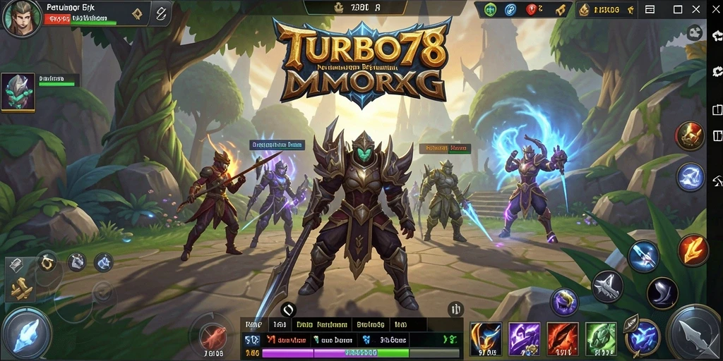 Tampilan gameplay menakjubkan dalam TURBO78 dengan grafis yang memukau.
